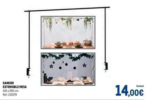 Gancho Extensible Mesa