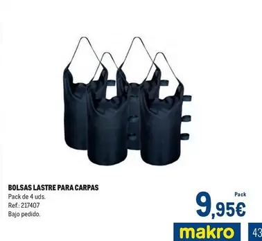 makro - Bolsas Lastre Para Carpas