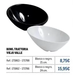 Blanco - Bowl Trattoria Viejo Valle