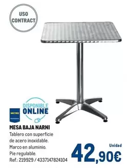 Mesa Baja Narni