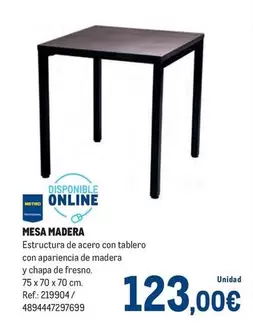 Mesa Madera