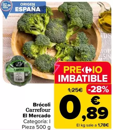 Carrefour  El Mercado - Brocoli  