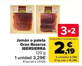 Ibersierra - Jamon O Paleta Gran Reserva