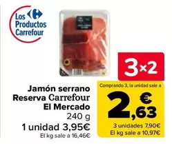 Carrefour - Jamon Serrano Reserva El Mercado