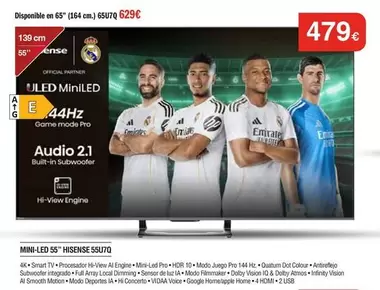 Hisense - Mini-led 55" 55u70