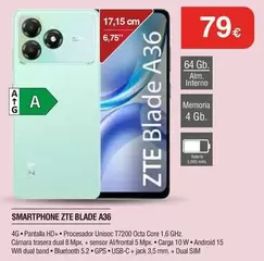 ZTE - Smartphone Blade A36