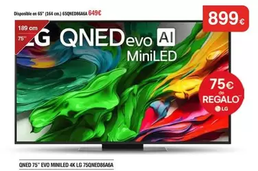 LG - Qned 75" Evo Miniled 4k 75qned86a