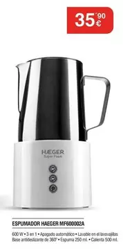 Haeger - Espumador Mif6000za