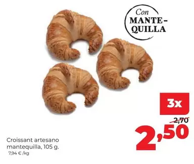 Croissant Artesano Mantequilla
