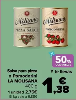 La Molisana - Salsa Para Pizza O Pomodorini