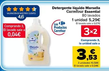 Carrefour Essential - Detergente Liquido Marsella