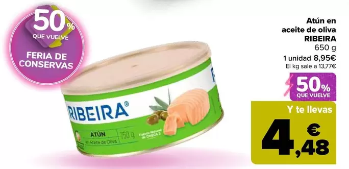 Ribeira - Atún En Aceite De Oliva