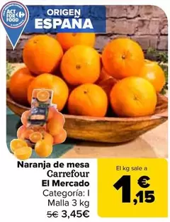 Carrefour El Mercado - Naranja De Mesa