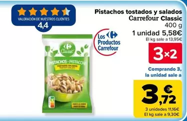 Carrefour Classic - Pistachos Tostados Y Salados