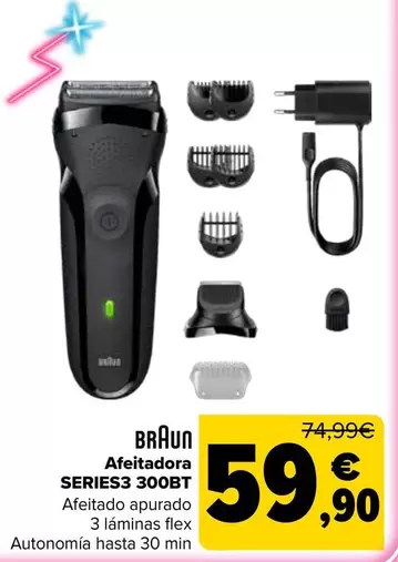 Braun - Afeitadora  Series3 300BT