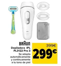 Braun - Depiladora IPL PL31212 Pro 3