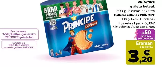 Príncipe - Galletas Rellenas