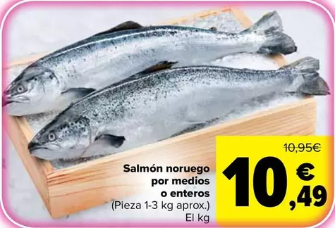 Salmon Noruego  Por Medios  O Enteros