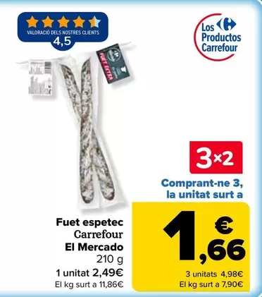 Carrefour El Mercado - Fuet Espetec 