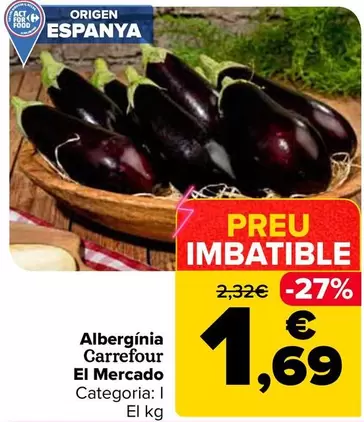 Carrefour El Mercado - Berenjena