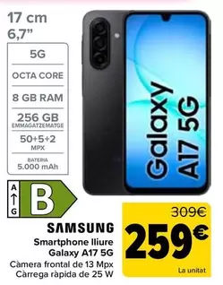 Samsung - Smartphone Libre Galaxy A17 5G