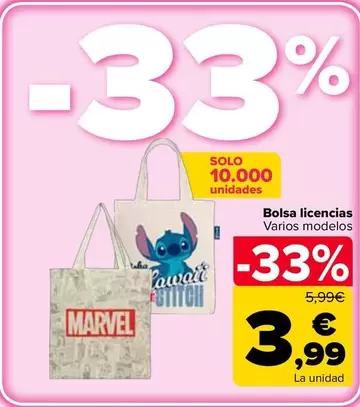 Bolsa Licencias
