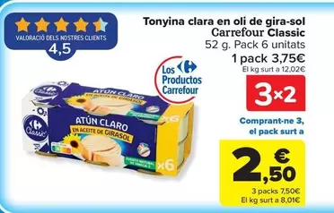 Carrefour Classic - Atún Claro En Aceite De Girasol