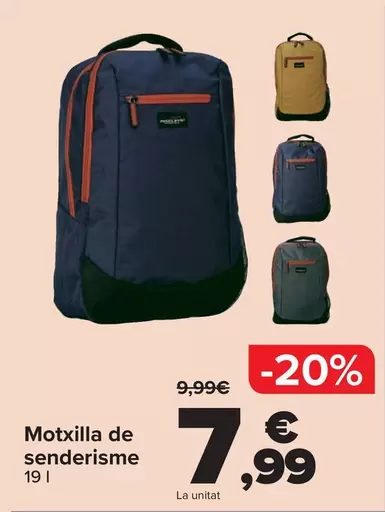 Mochila Senderismo