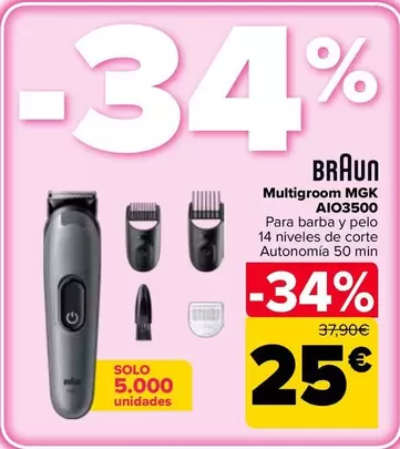 Braun - Multigroom MGK AIO3500