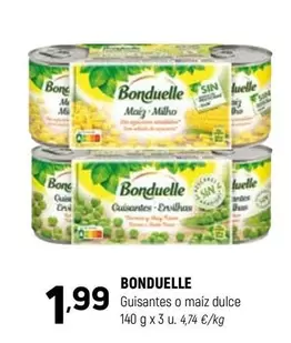 Bonduelle - Guisantes O Maiz Dulce