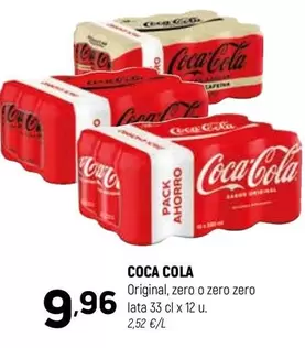 Coca-Cola - Original, Zero O Zero Zero