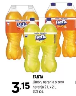 fanta - Limón, Naranja O Zero Naranja