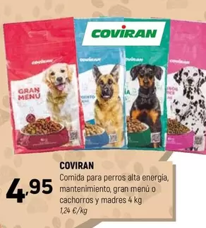 coviran - Comida Para Perros Alta Energia, Mantenimiento, Gran Menu O Cachorros Y Madres