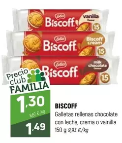 Nestlé - Biscoff Galletas Rellenas Chocolate Con Leche, Crema O Vainilla