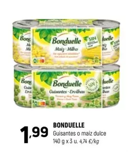 Bonduelle - Guisantes O Maiz Dulce