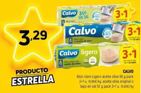 Calvo - Atun Claro Ligero Aceite Oliva