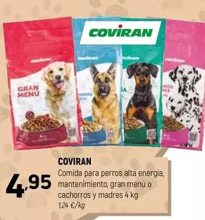 coviran - Comida Para Perros Alta Energia, Mantenimiento, Gran Menu O Cachorros Y Madres