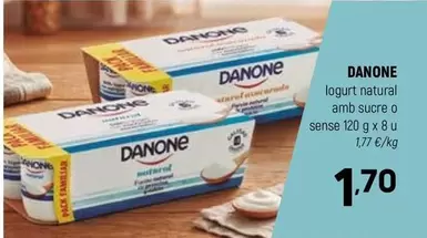 Danone - Iogurt Natural Amb Sucre O Sense