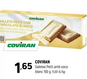 coviran - Galetes Petit Amb Xoco Blanc