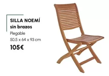 Noemi - Silla Sin Brazos