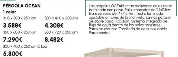 Pérgola Ocean