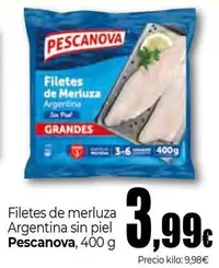 Pescanova - Filetes De Merluza Argentina Sin Piel