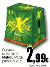 Mahou - Cerveza Sabor Limon Mixta