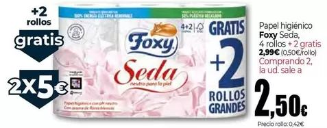 Foxy - Papel Higiénico Seda