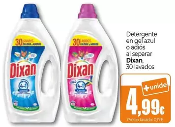 Dixan - Detergente En Gel Azul O Adios Al Separar