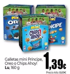 Lu - Galletas Mini Principe, Oreo O Chips Ahoy!