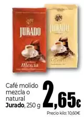 Jurado - Café Molido Mezcla O Natural 