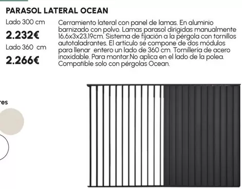 Parasol Lateral Ocean
