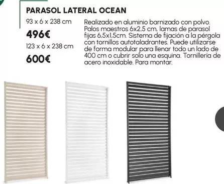 Ocean - Parasol Lateral