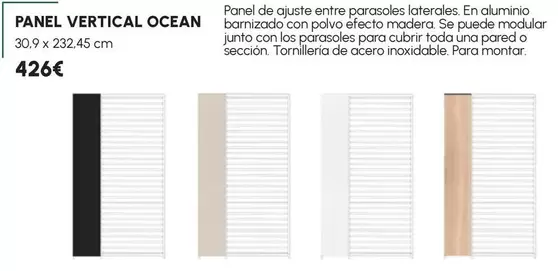 vertical - Panel Vertical Ocean